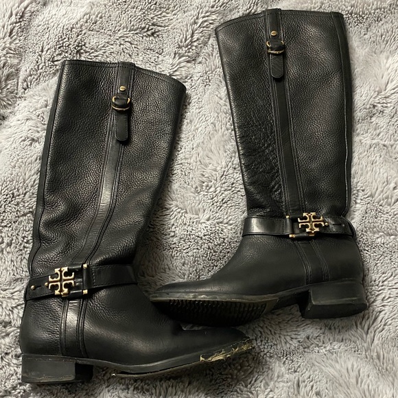 Tory Burch Shoes - Black Leather Tory Burch Boots